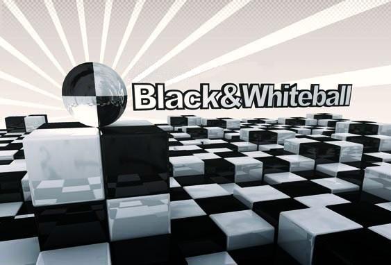 Black & White Ball invitation